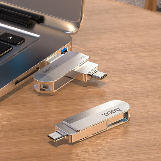 HOCO. 128GB / USB 3.0 PENDRIVE WIDE UD10 USB + TYPE C
