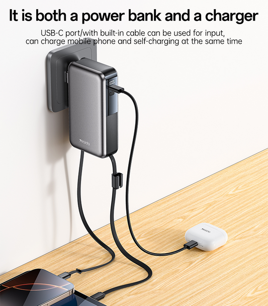 Yesido YP90 GaN Charger & 10000mAh 22.5W Fast Charging Power Bank