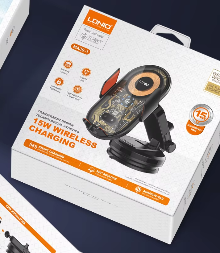 LDNIO MW21-1 Car Phone Charger & Holder