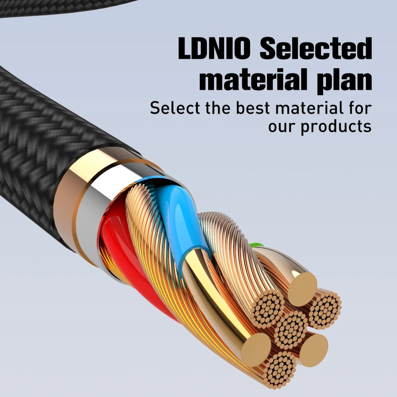 LDNIO LC692C PD65W Type-C to Type-C Cable