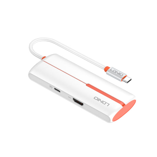 LDNIO-DS-25H 5 In 1 USB C Multifunction Docking Station