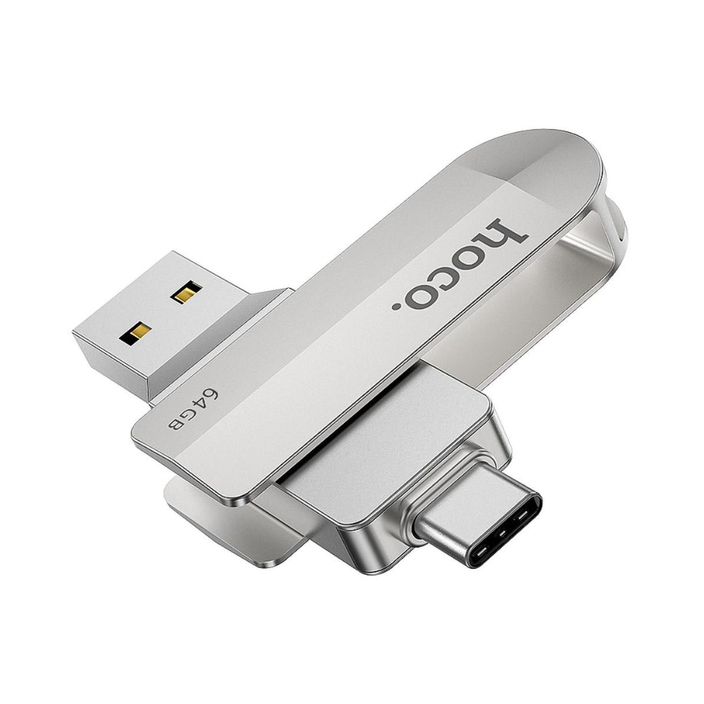 Hoco UD10 2-in1 OTG Flash Drive : TYPE-C + USB3.0 - 64GB