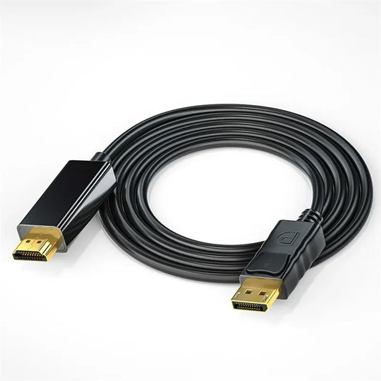 Pollen Display Port (DP) To HDMI Cable Black - 1.8m