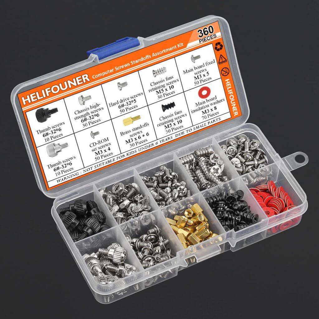 Pollen Screw Set 360 pc