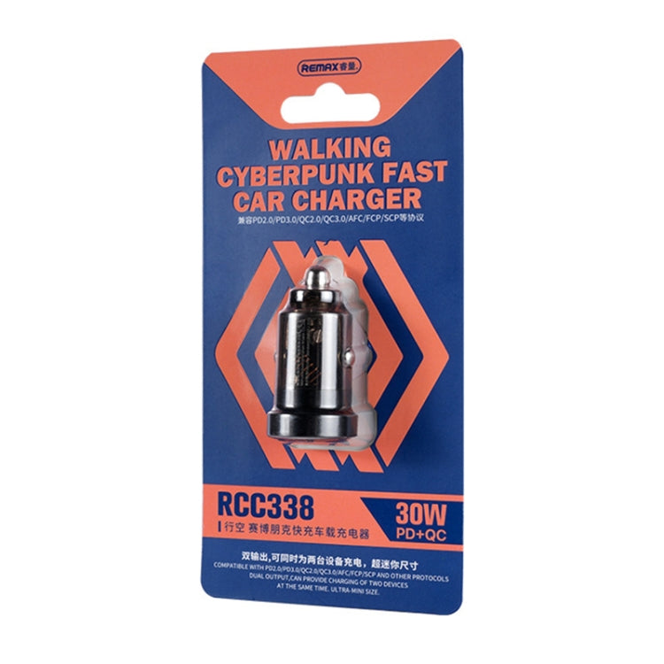 REMAX (RCC338) 2 in 1 Car 30W PD Fast Charger