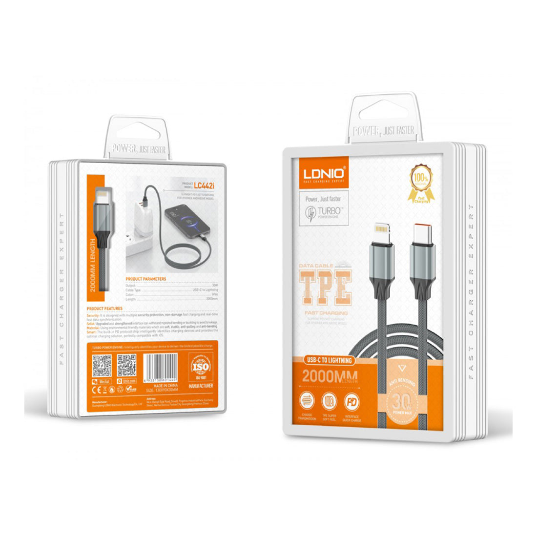 LDNIO LC442i PD30W Type-C to Iphone Cable