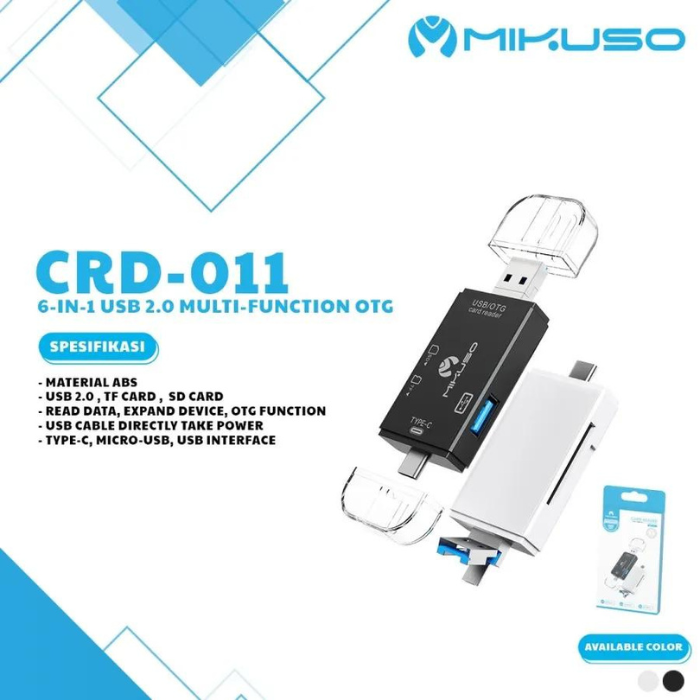 Mikuso 6 in 1 Card Reader