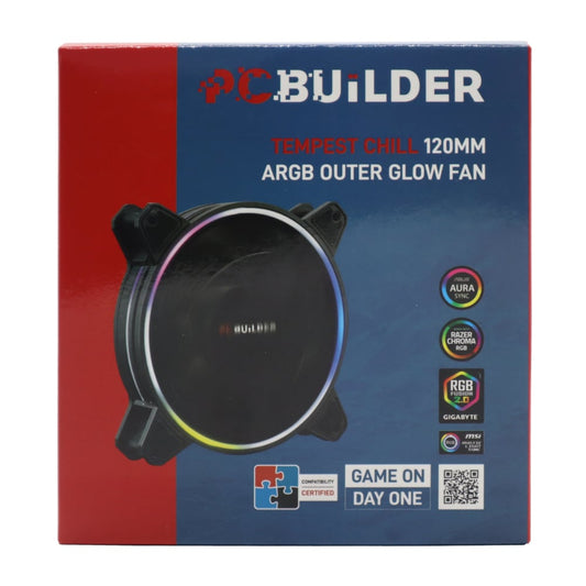 PCBuilder TEMPEST CHILL 120mm Inner Glow ARGB Fan