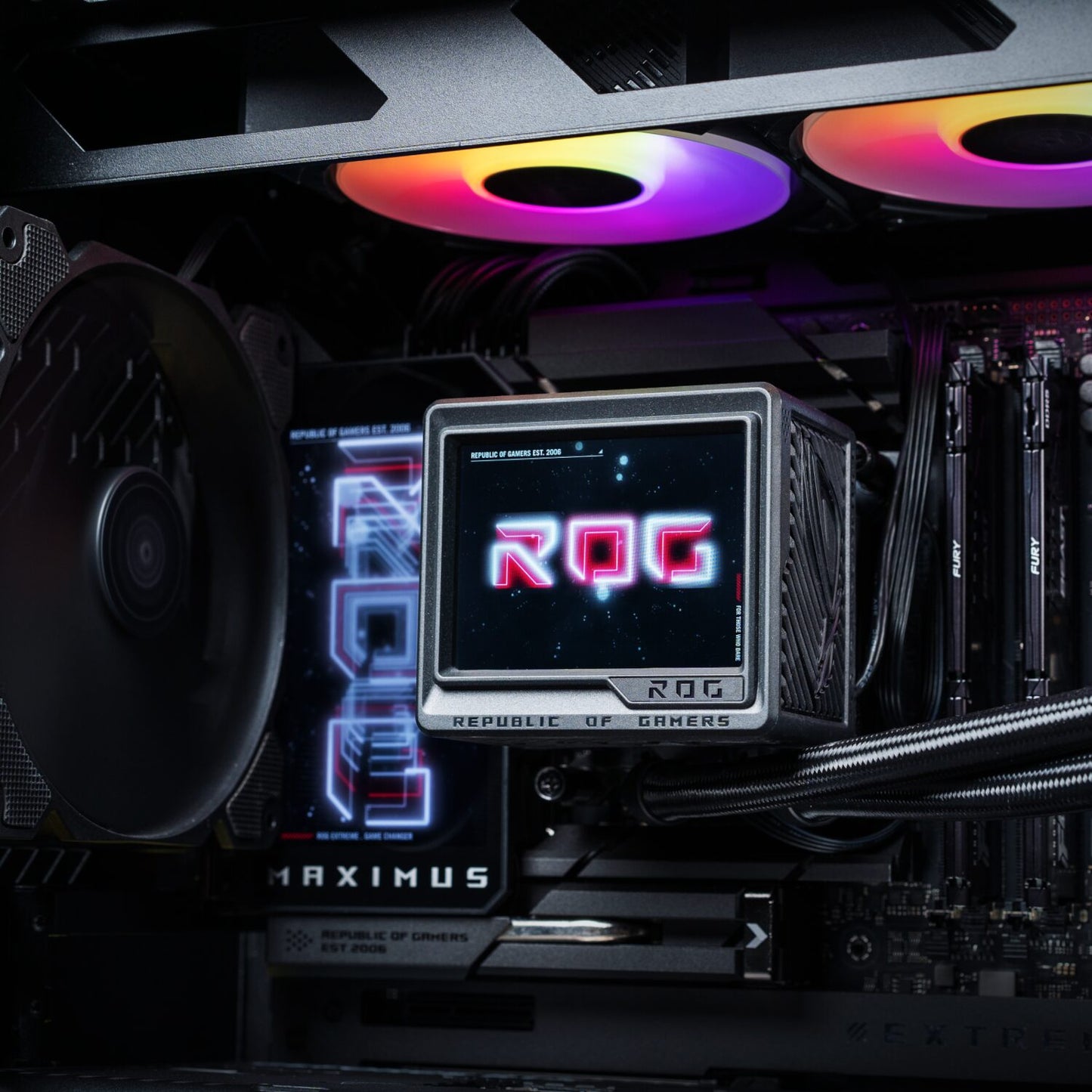 Asus ROG Ryujin III ARGB Liquid Cooler – 3.5″ LCD Display