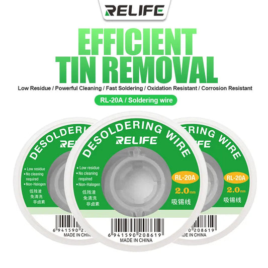 RELIFE RL-20A Desoldering Braid / Welding Wick Solder Remover