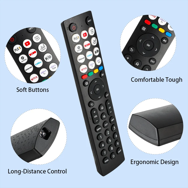 Replacement Remote Control ERF2R36H ERF2136H for Hisense 4K UHD Smart TV