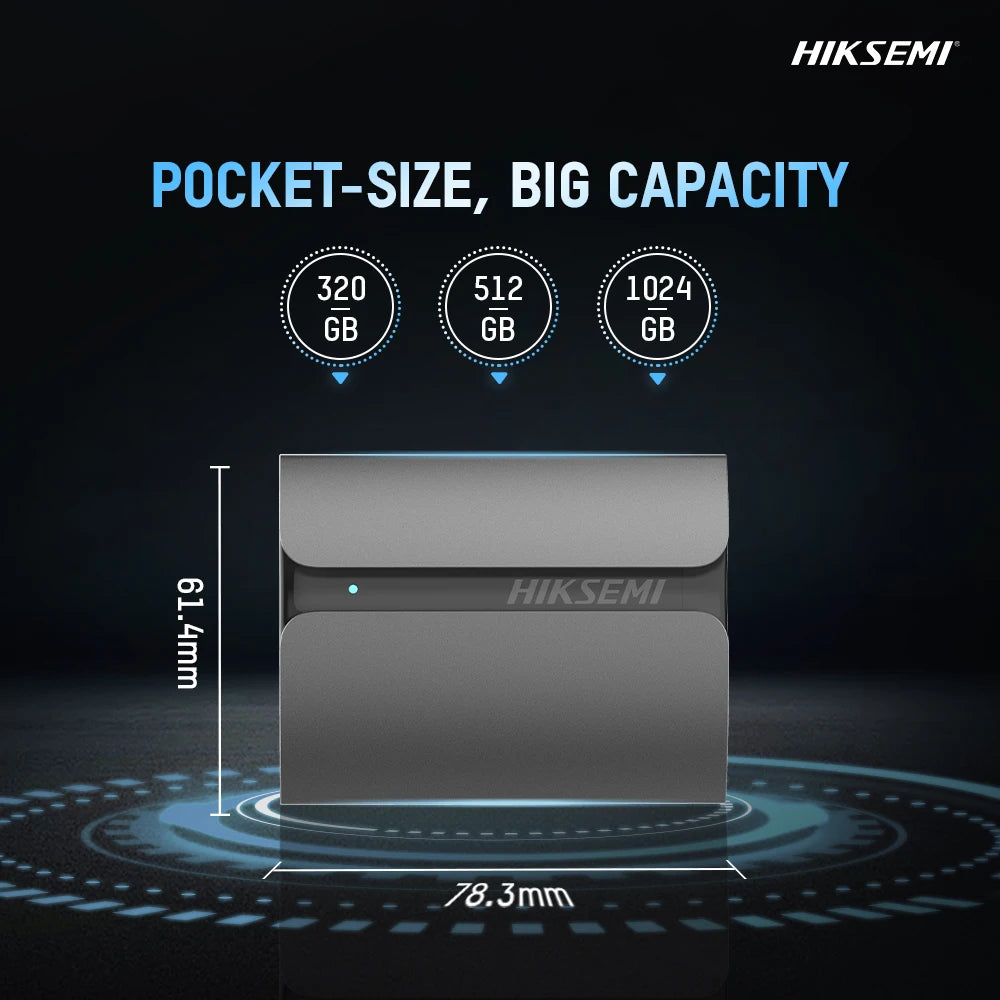 Hiksemi T300S Shield Type-C Portable SSD