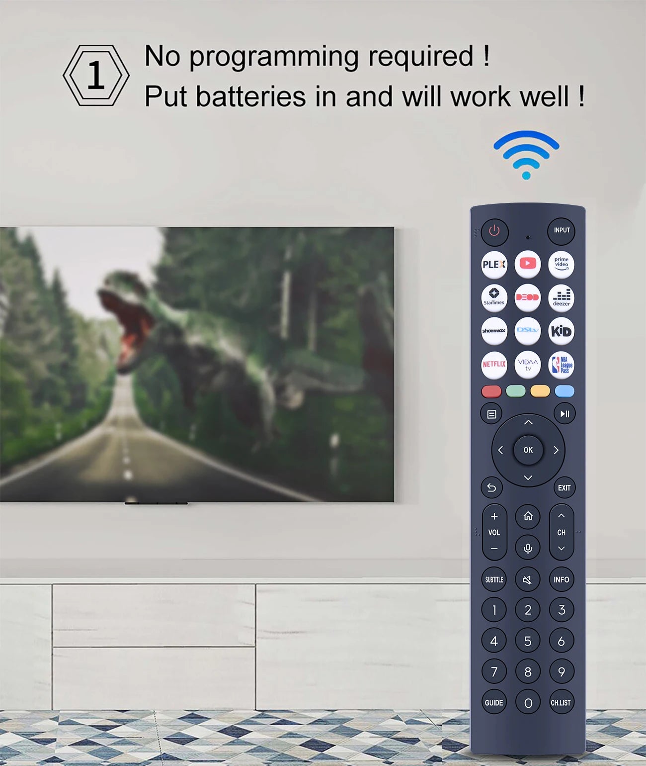 Replacement Remote Control ERF2R36H ERF2136H for Hisense 4K UHD Smart TV