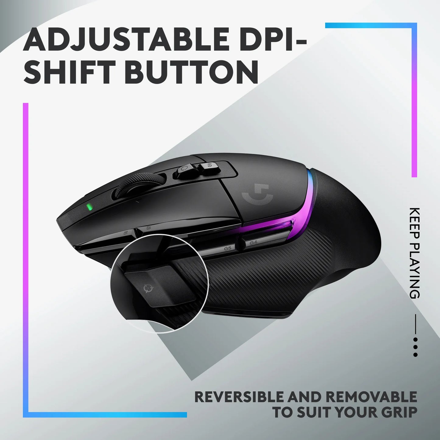 Logitech G502 X PLUS Wireless RGB Gaming Mouse - Black