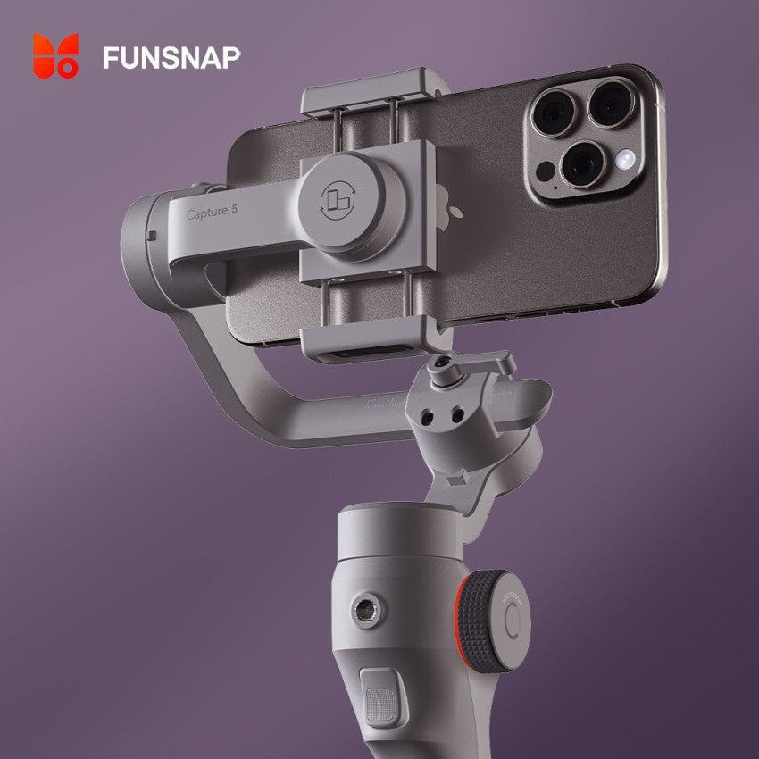 Capture 5 Gimbal Stabilizer 3-Axis with AI Tracking Sensor