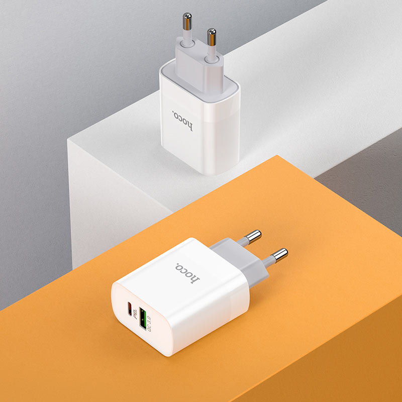 Hoco C80A 20W+QC 3.0(EU) Charging Adapter