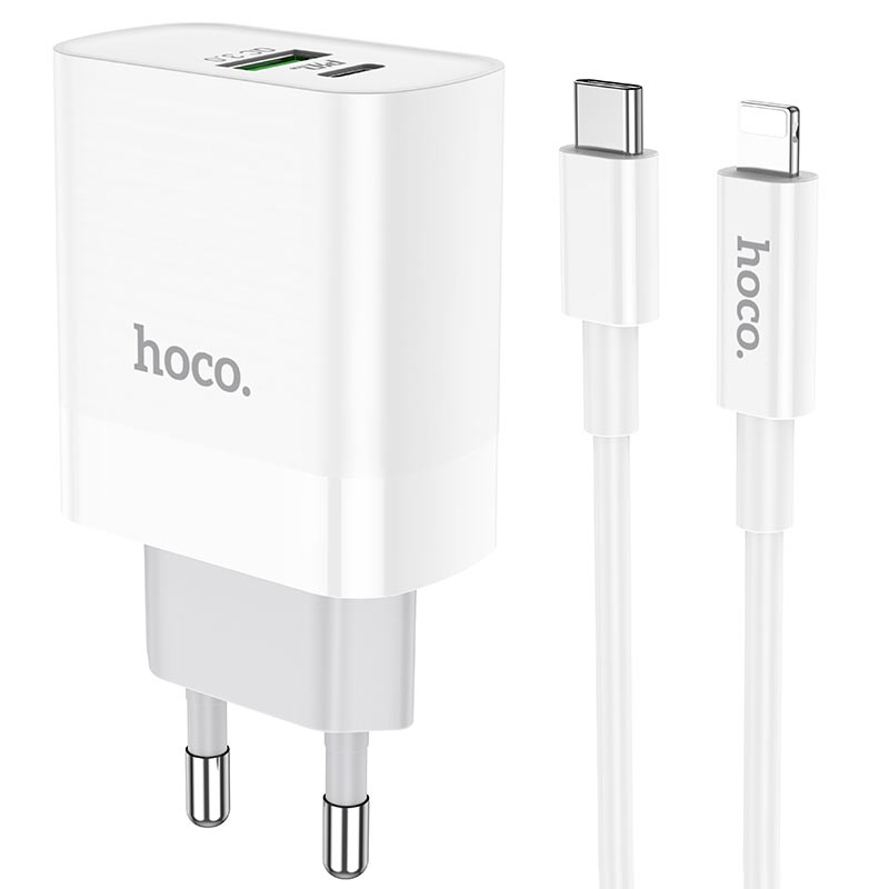 Hoco C80A 20W+QC 3.0(EU) Charging Adapter