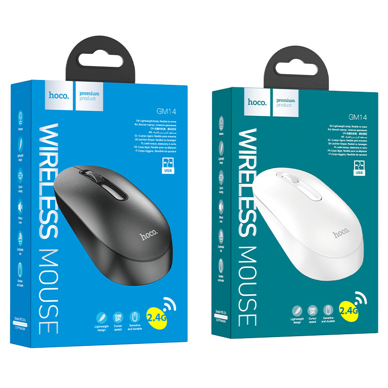 HOCO Wireless mouse “GM14 Platinum” 2.4G