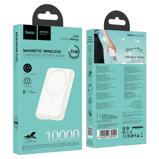 Hoco J141 10000mAh Magnetic Wireless Power Bank