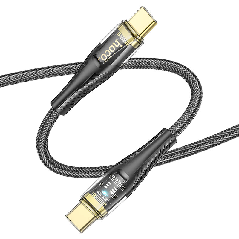 Hoco U121 Cable Type-C to Type-C Fast Charge Gold Standard 60W