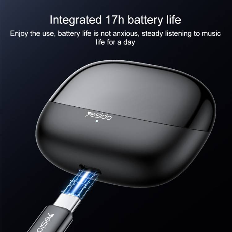Yesido TWS26 TWS Wireless Bluetooth Earphones (Black)