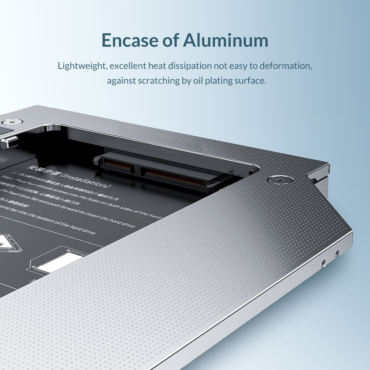 Pollen-Tech 2.5" SATA Universal Optical HDD/SSD caddy