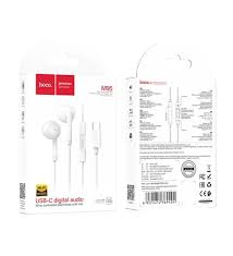 Hoco M95 USB-C Digital Audio Wire-Controlled Earphone with mic