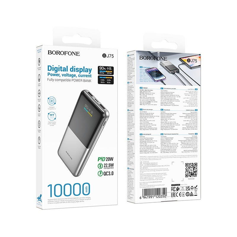 Borofone BJ75A 10000mAh Fast Charging Power Bank