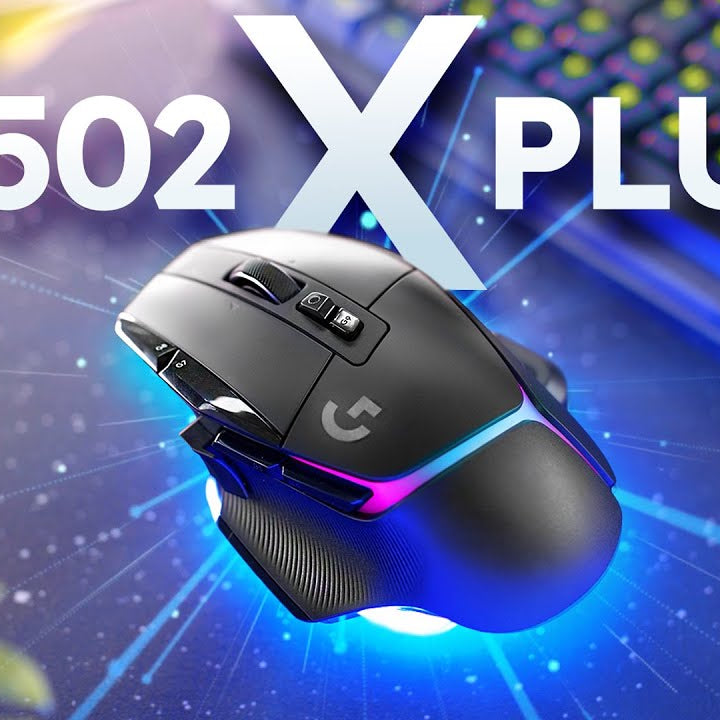 Logitech G502 X PLUS Wireless RGB Gaming Mouse - Black