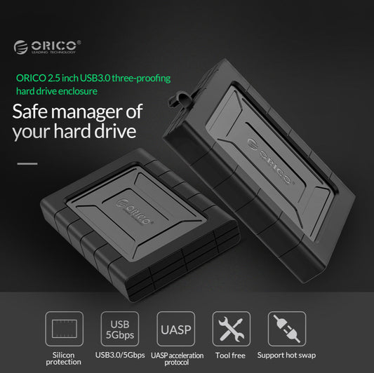 ORICO Shockproof Dard disk enclosure 2.5 inch - HDD / SSD