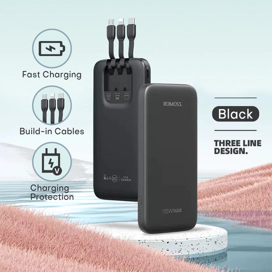 Romoss Power Bank 10000mAh 15W BK