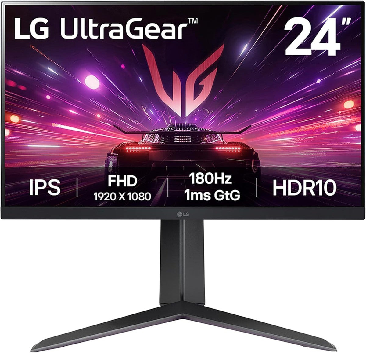 LG UltraGear 24″ FHD IPS Gaming Monitor 180Hz 1ms