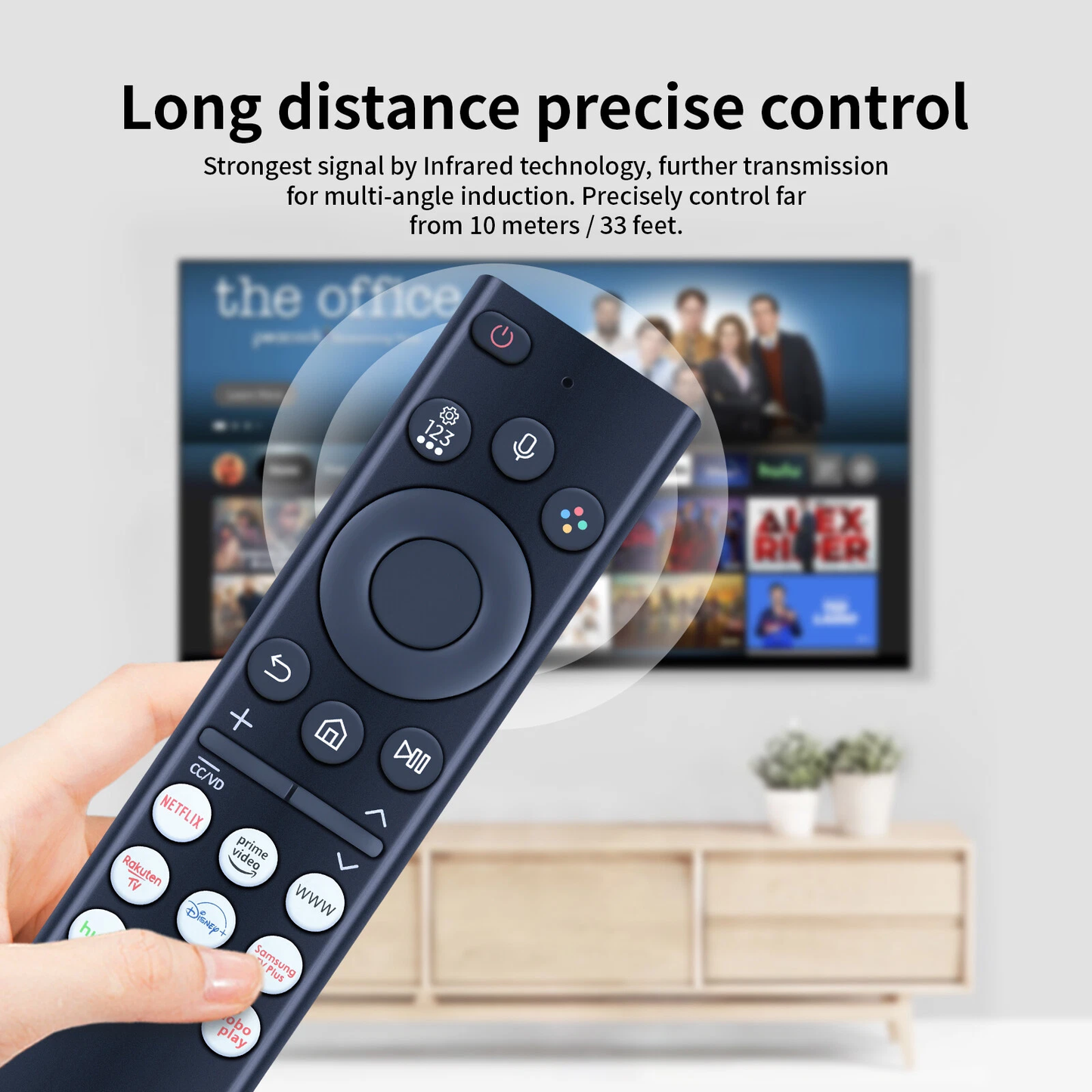 Voice Remote Control For SAMSUNG Smart TVs