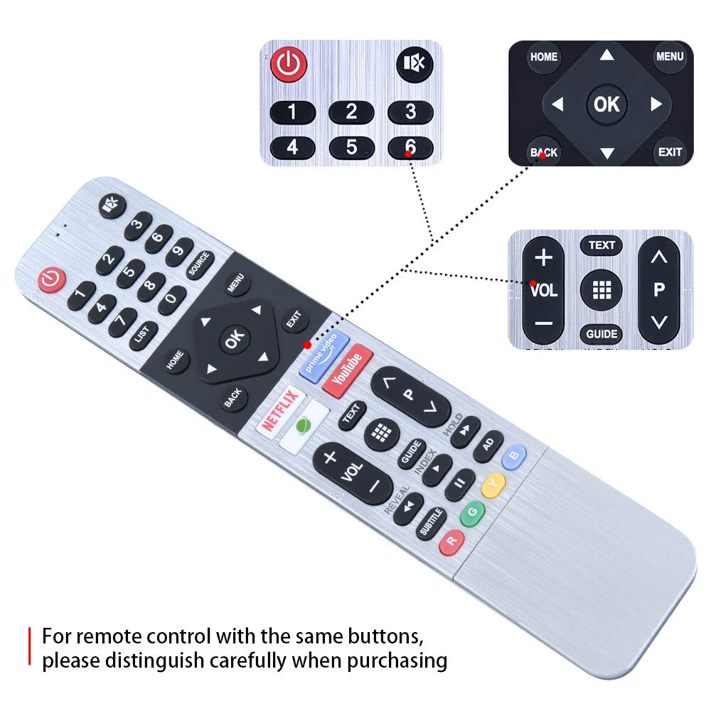 Remote Control Compatible with Skyworth Android TV 539C-268920-W010/ UB5 Series