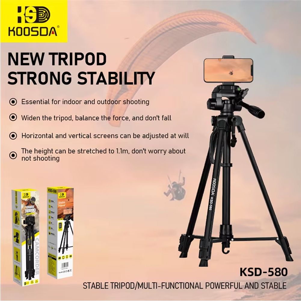 Koosda KSD-580 Professional Photography Tripod Stand-1.45m