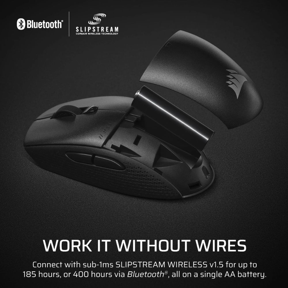 Corsair M55 Lightweight Wireless Gaming Mouse - Black