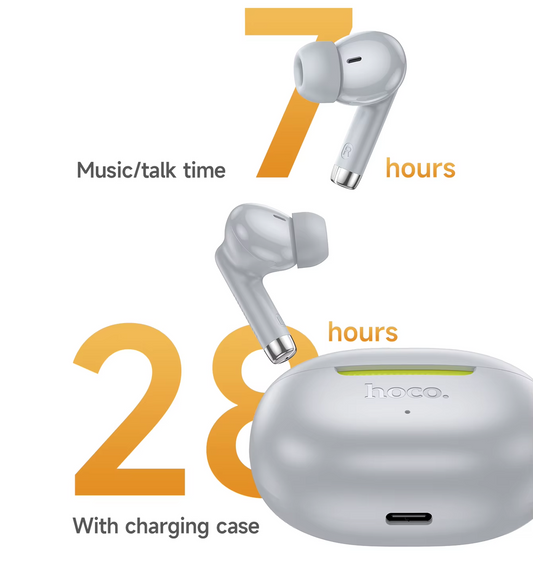 HOCO EQ24 TWS Wireless Bluetooth Earbuds - Grey