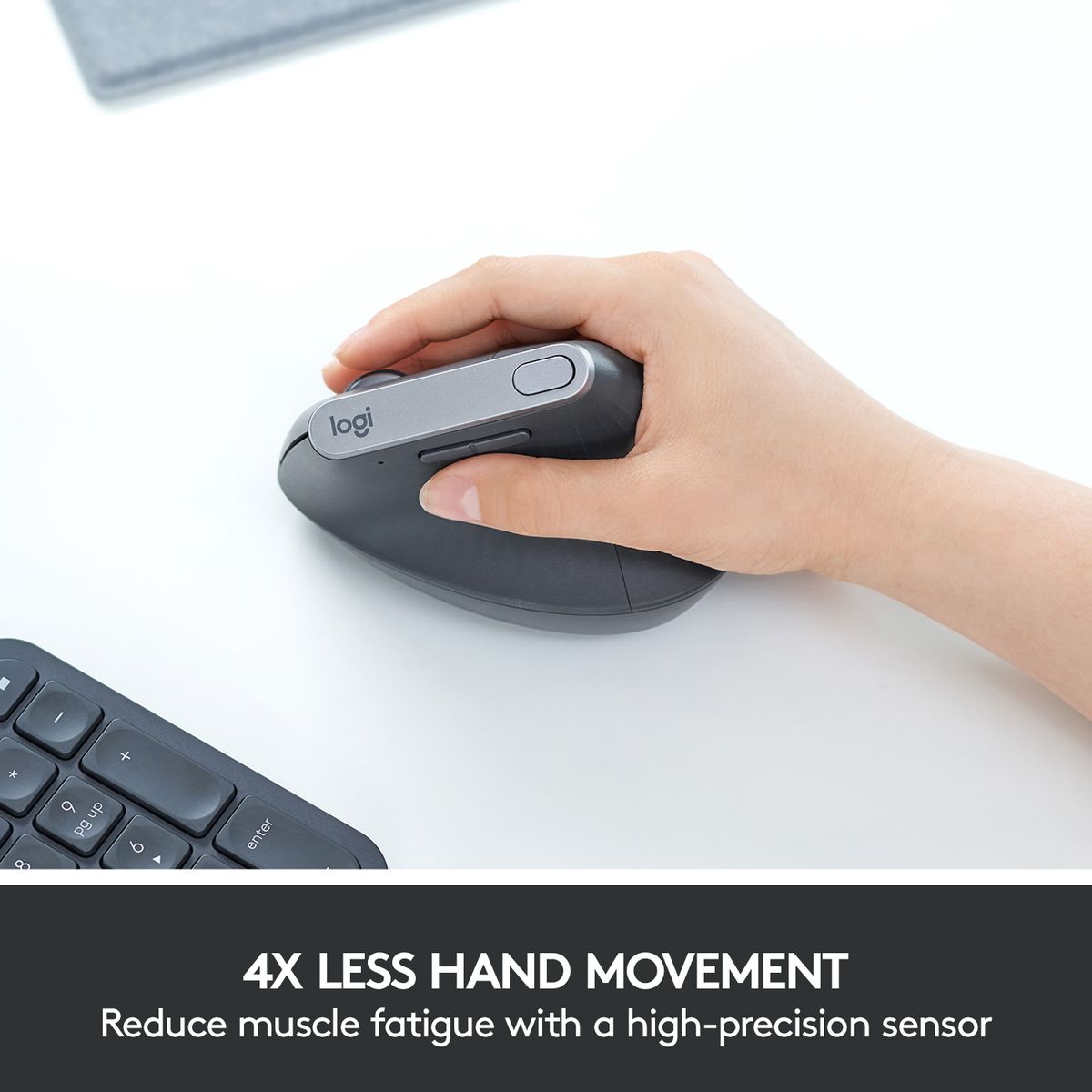 Logitech MX Vertical Advanced Ergonomic Wireless Mouse Grey