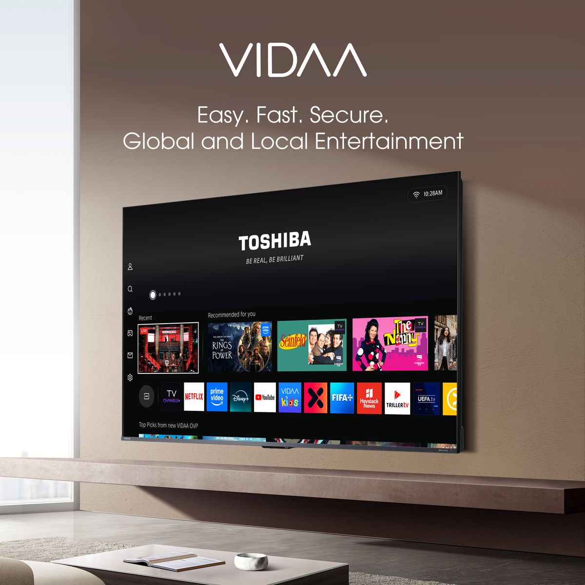 Toshiba V35RP 32 Inch HD LED VIDAA Smart TV