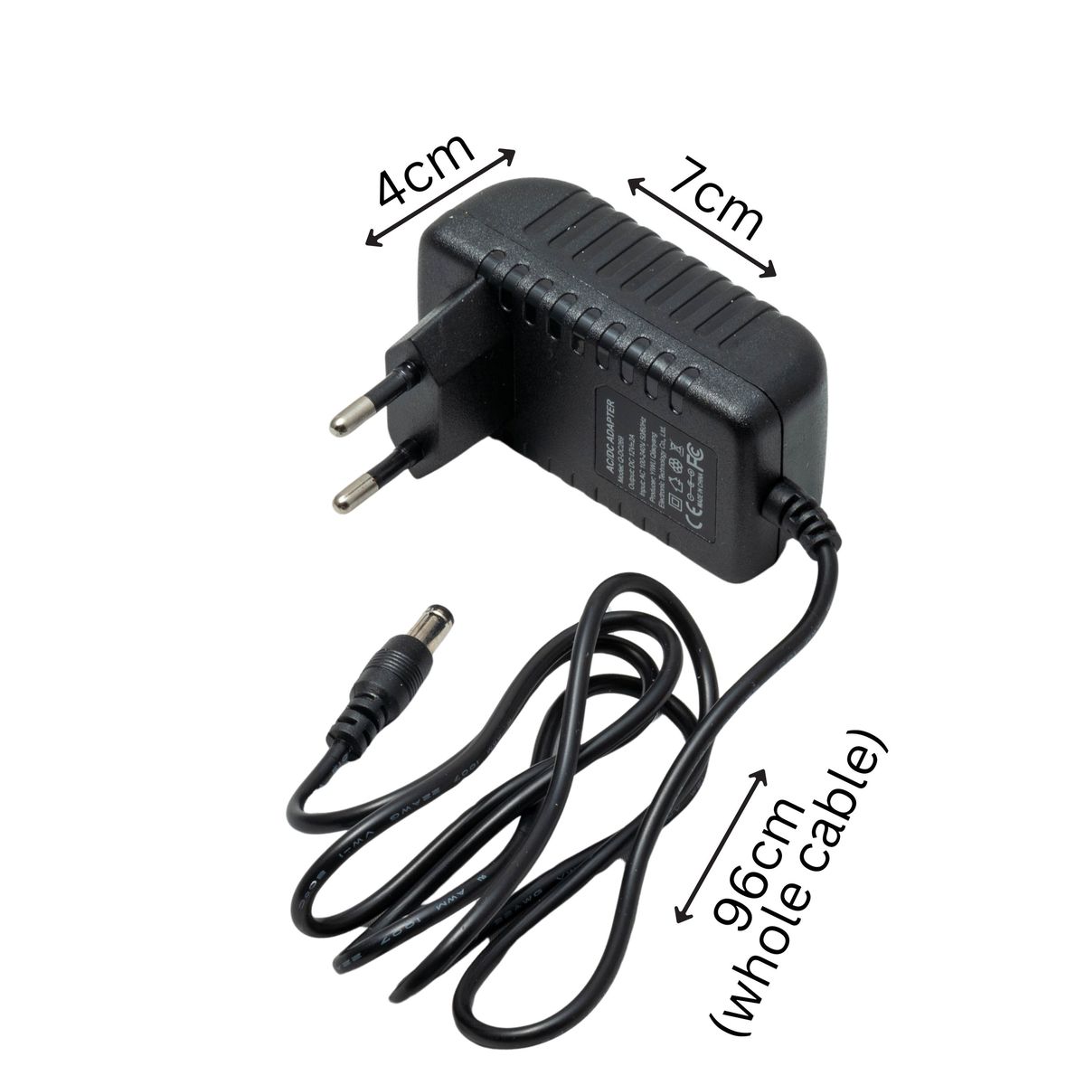 Andowl Multipurpose AC to DC Power Supply 12V 2A - (2.1 x 5.5mm)