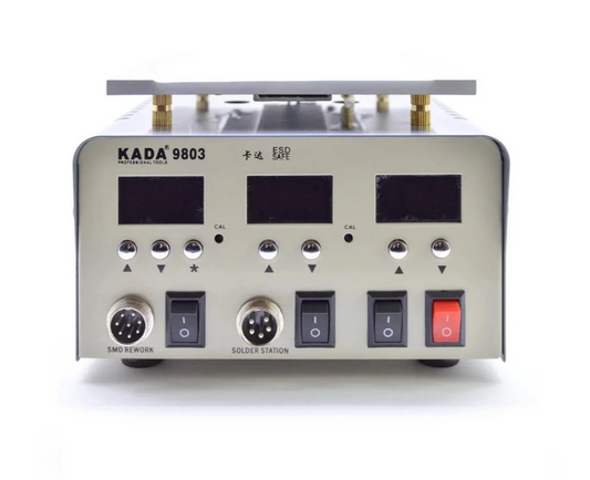 KADA 3-in-1 Screen Separator, Hot Air Station, and Soldering Iron Station