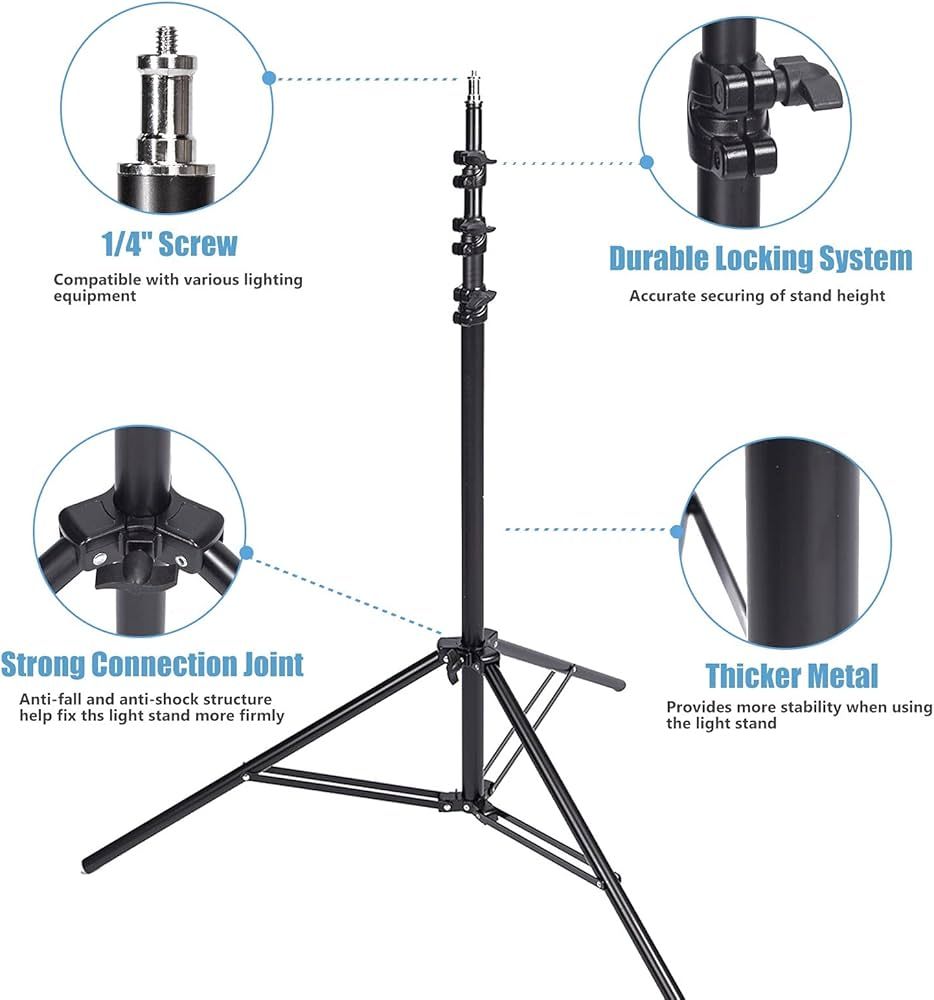 NeePho NP-19 Professional Photography/Videography light & Tripod Stand -19"