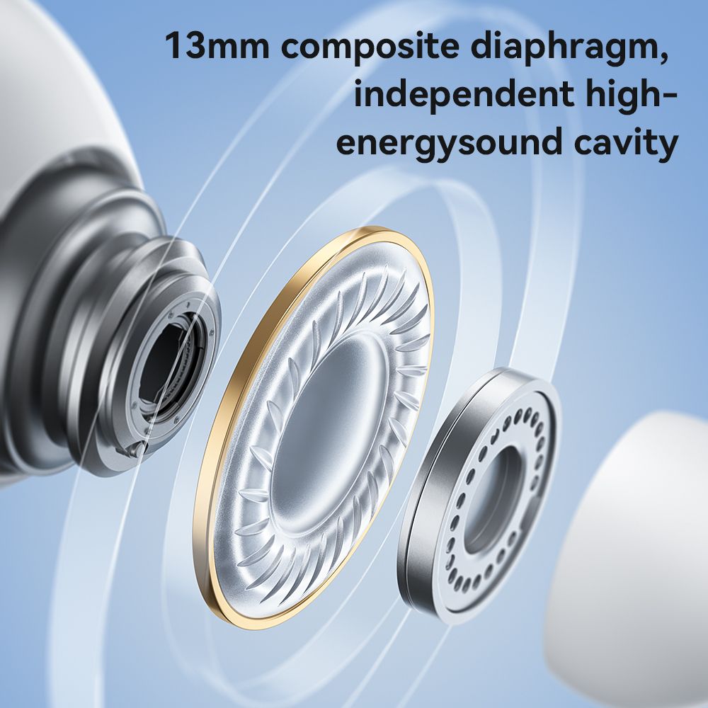 HOCO EQ24 TWS Wireless Bluetooth Earbuds - Cream