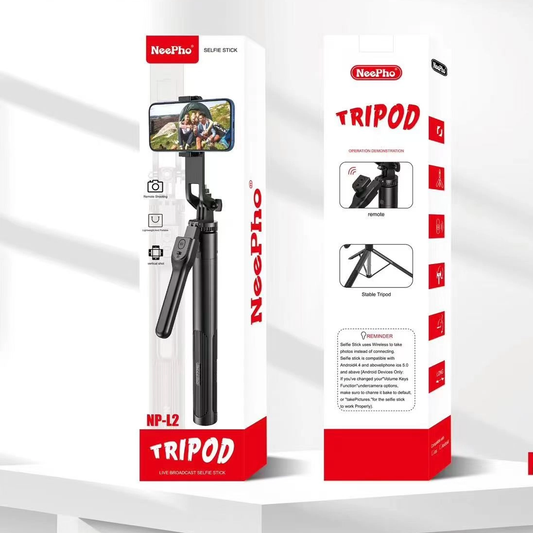 NeePho NP-L2 Selfie Stick Tripod Stand - 1.6m