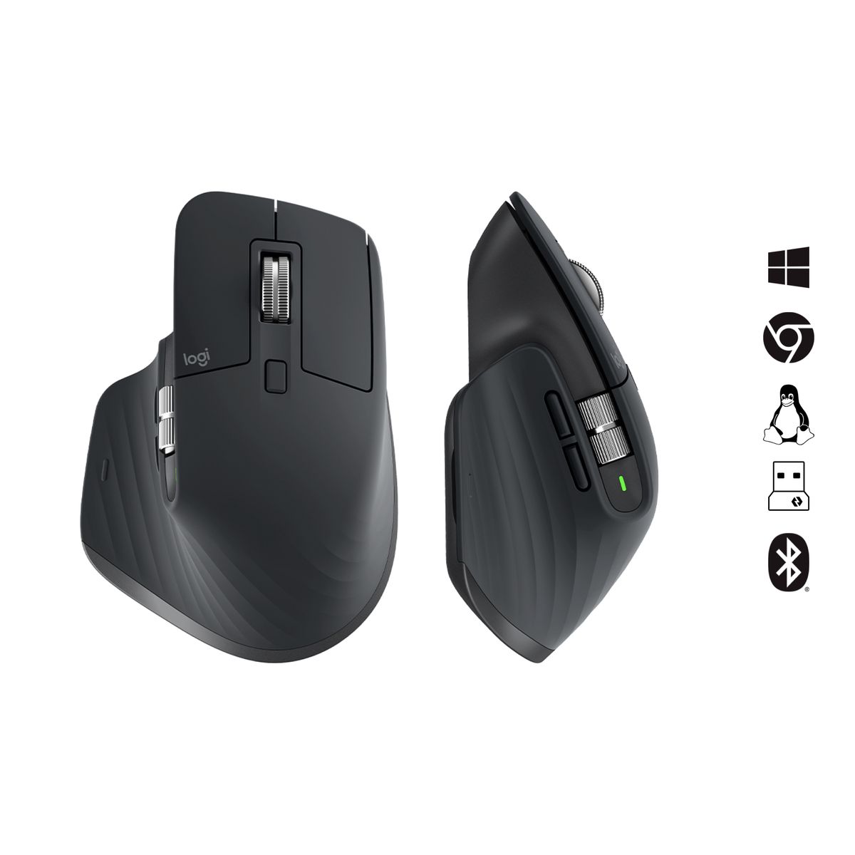 Logitech MX Master 3S - Wireless Performance Mouse - Black