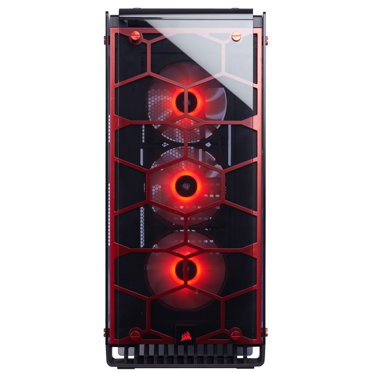 Crystal Series 570X RGB ATX Mid-Tower Case - Red