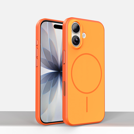 Silicone Magnetic Charging Phone Case Compatible with Iphone 17