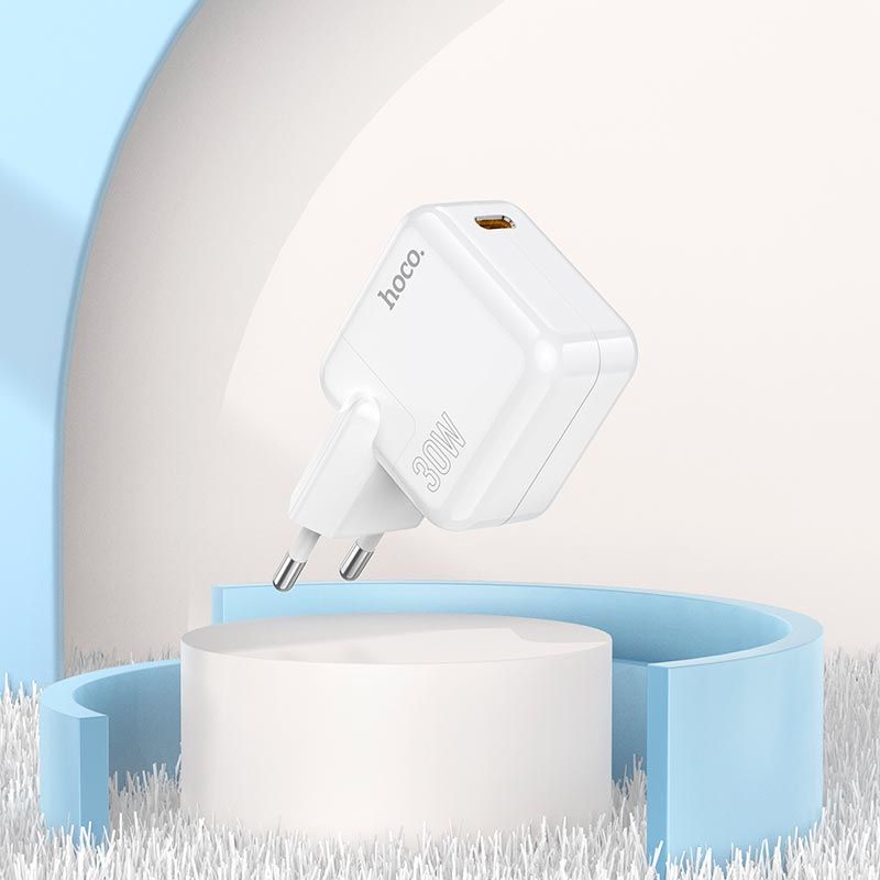 HOCO-C112A- Fast Iphone Charger 30W Type C Port With C to Lightning Cable