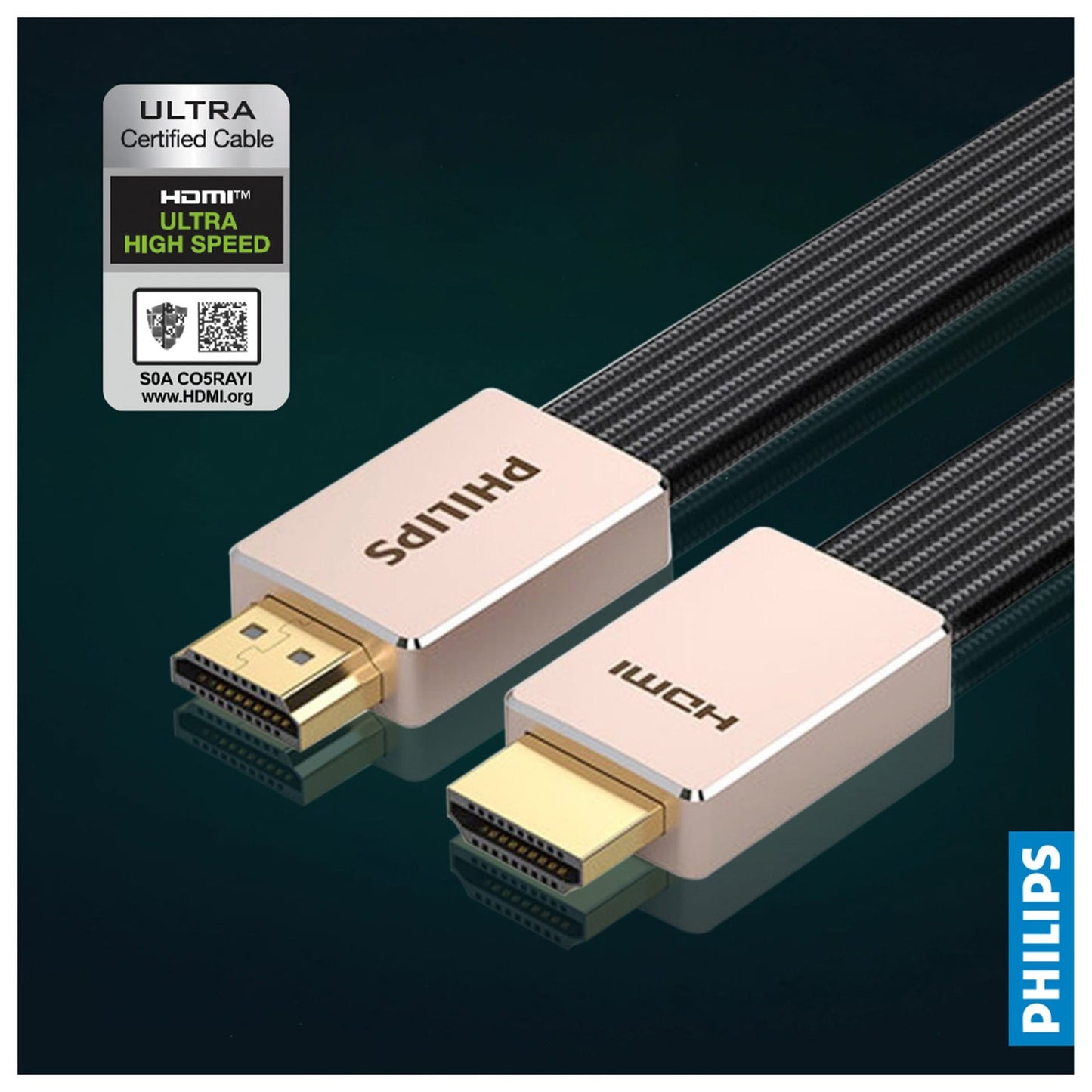 Philips (SWV9030/10) 8K@60Hz Ultra HD HDMI Cable - 3m