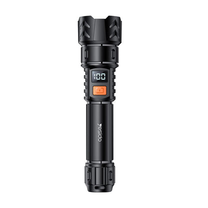 YESIDO TC10 Rechargeable LED Flashlight – Black